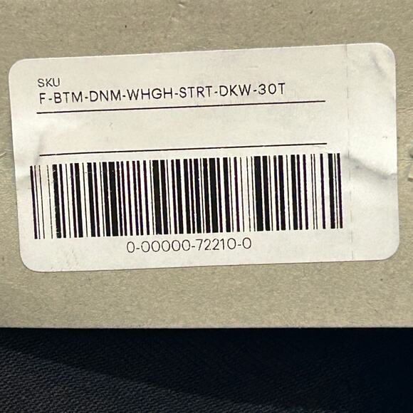 Everlane The Way High Jean Coal Black High Rise Low Stretch Women's 30Long NWT - Picture 11 of 11